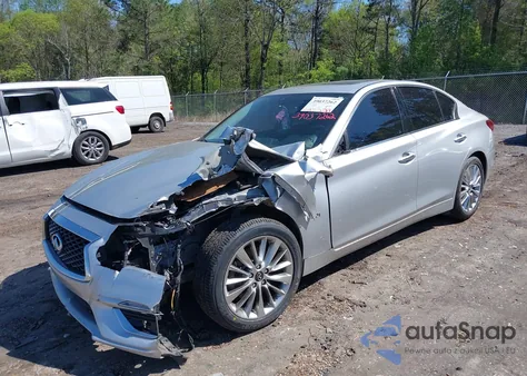 2020 Infiniti Q50 Pure from USA, damaged, VIN JN1EV7APXLM207328
